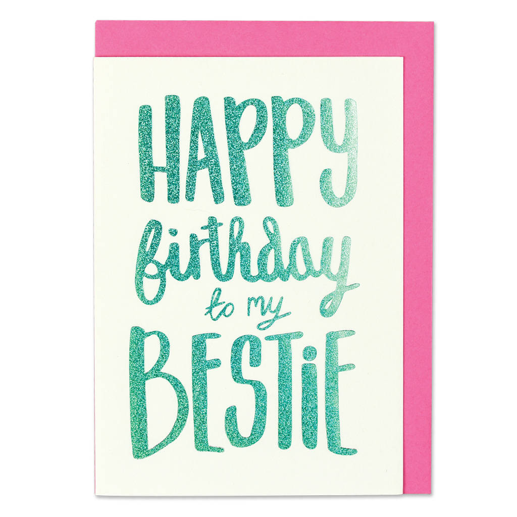 Happy Birthday Bestie Wishes Messages Cards Greetings