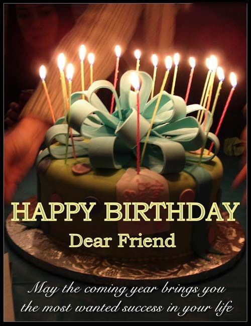 happy birthday greetings friend hd