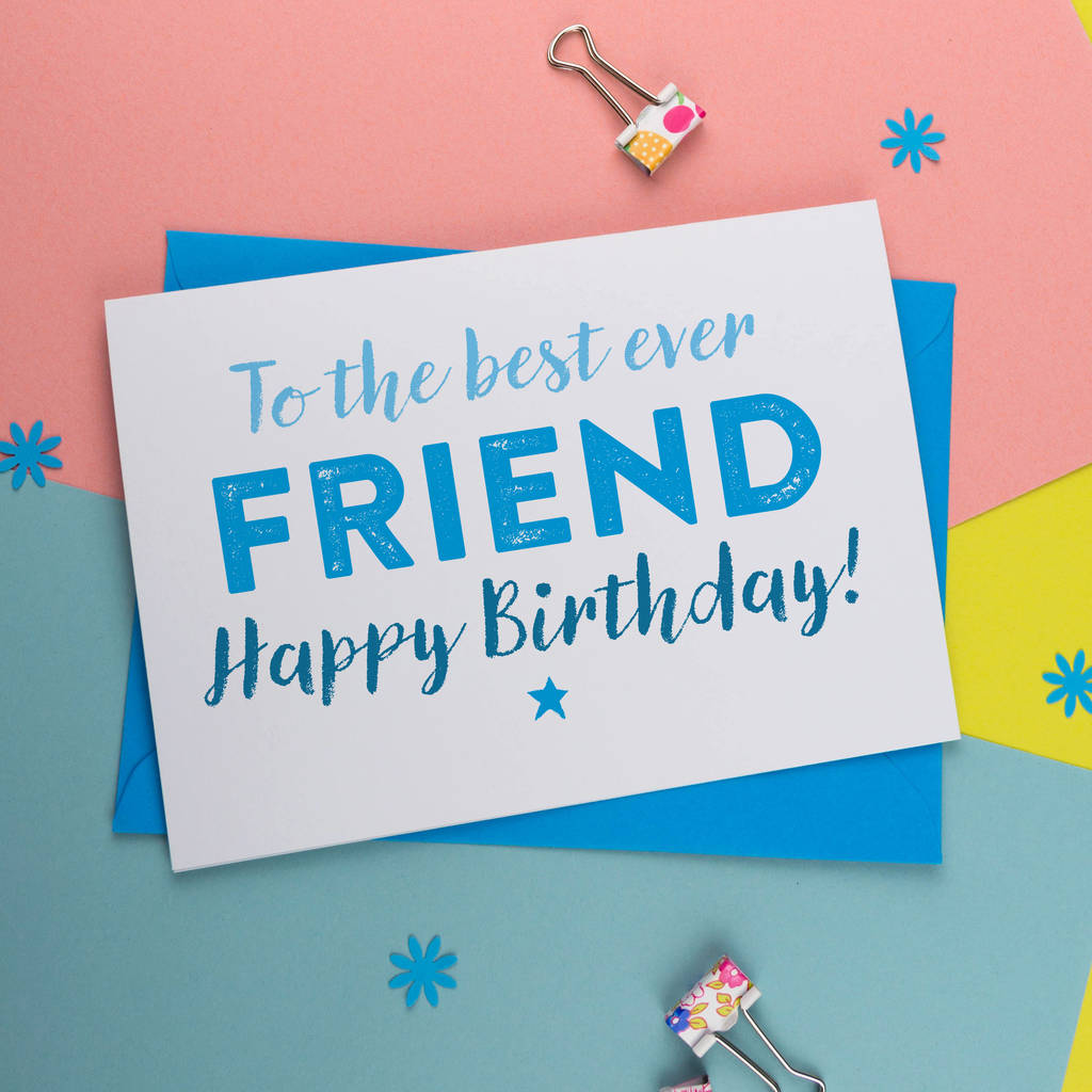 best friend birthday cards 