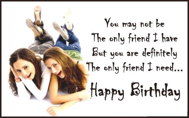 Birthday Wishes for Best Friend Female